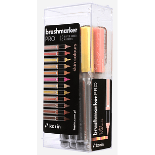 Karin BrushMarkerPro 12 SKIN COLOURS SET (Lettering)