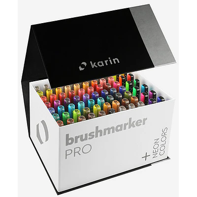 Karin BrushMarkerPro MEGABOXPLUS 72 COLORES + 3 BLENDERS (Lettering)