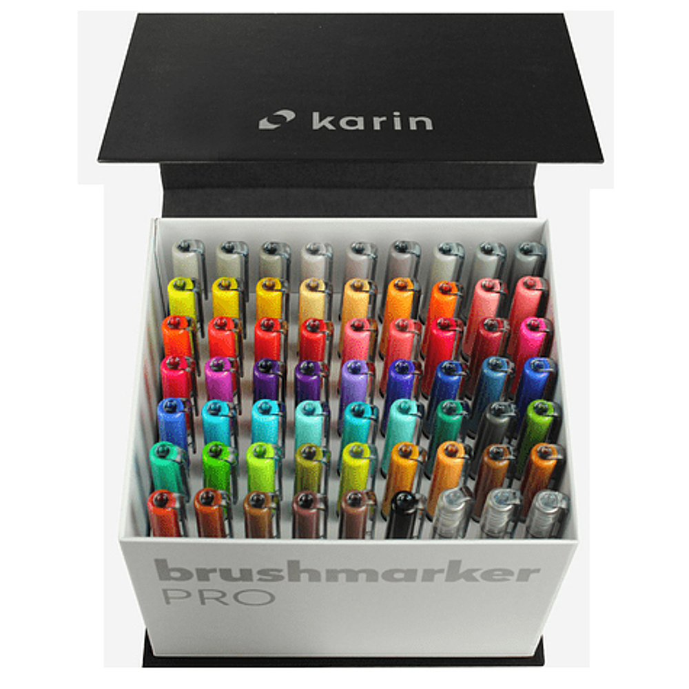 Karin BrushMarkerPro MEGABOX 60 COLORES + 3 BLENDERS (Lettering)