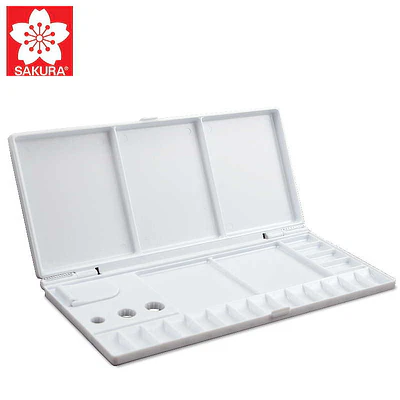 Sakura - Paleta Mezcladora de Pintura - 18 Espacios
