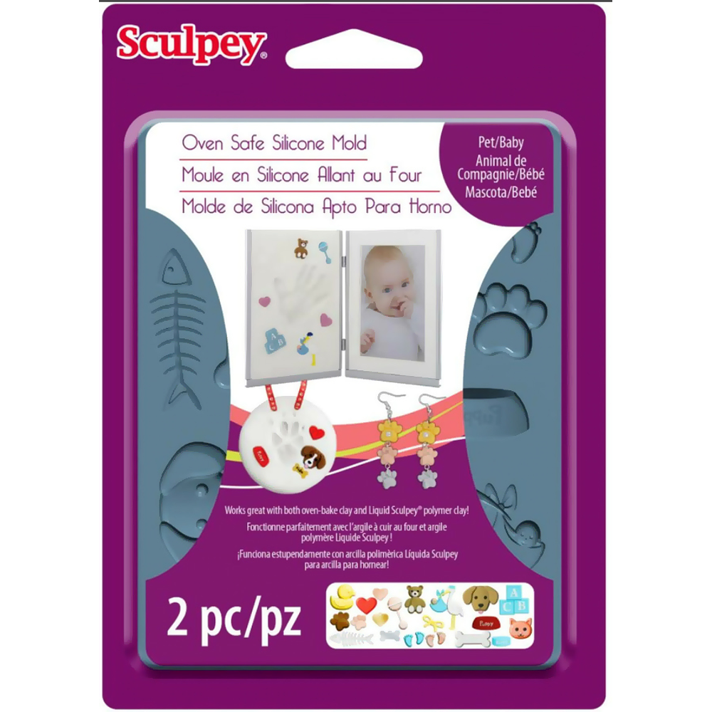 Sculpey Molde de Silicona Horneable - Pet/Baby