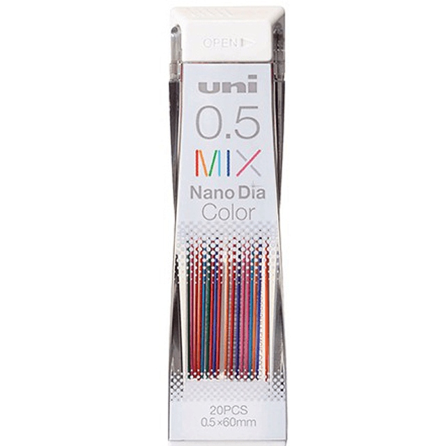 Uni Nano Dia - Minas de colores 0.5 - 20 UN