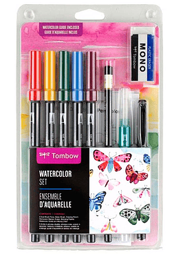 Marcadores Tombow Dual Brush Set Acuarela