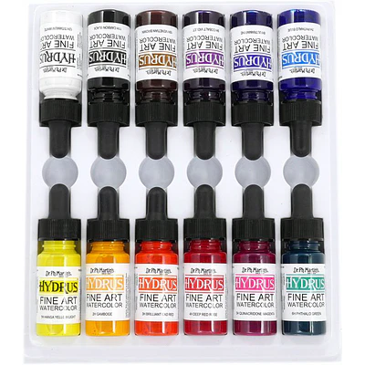Dr. Ph. Martin's Hydrus Fine Art - Acuarela Liquida - 15ml - Set 1 