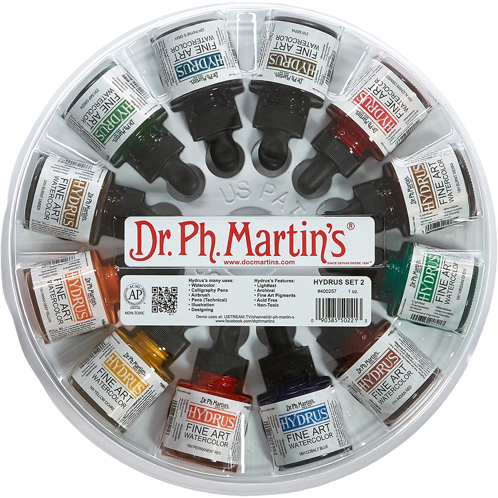 Dr. Ph. Martin's Hydrus Fine Art Watercolor, 30ml - Set 2