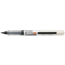 Kuretake Fudegokochi Brush Pen - Extra Fino (Negro)