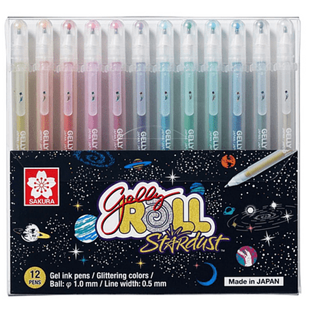 Set Sakura Gelly Roll -  12 Lápices Tinta Gel "Stardust".