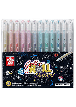 Set Sakura Gelly Roll -  12 Lápices Tinta Gel "Stardust".