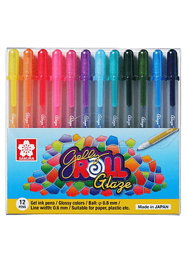 Set Lapices Gel - 10 Colores Neones