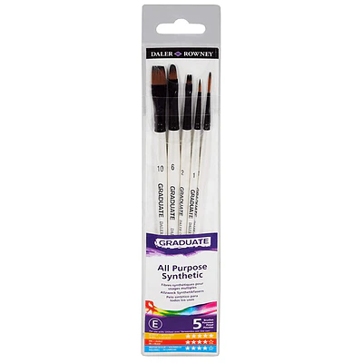 Daler and Rowney - Set de Pinceles Graduate - Clasicos - 5 Un