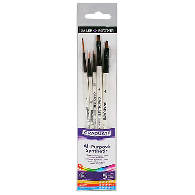Daler and Rowney - Set De Pinceles Graduate - Detalles - 5 Un