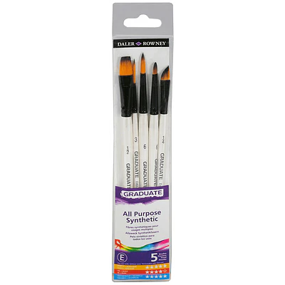 Daler and Rowney - Set De Pinceles Graduate - Acuarela - 5 Un