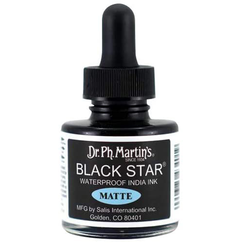 Dr. Ph. Martin's 1OZ B/S MATTE INDIA INK