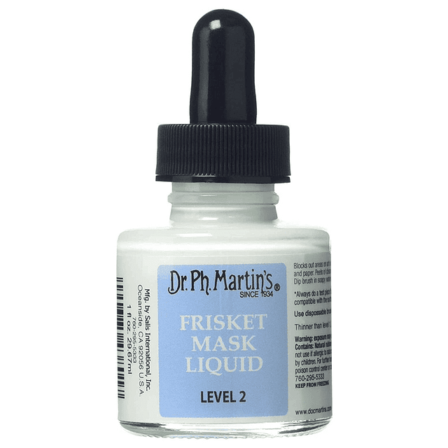 Dr. Ph. Martin's 1Oz Frisket Mask Liquid level 2