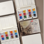 White Nights - Acuarelas 12 Colores - Caja Plastica