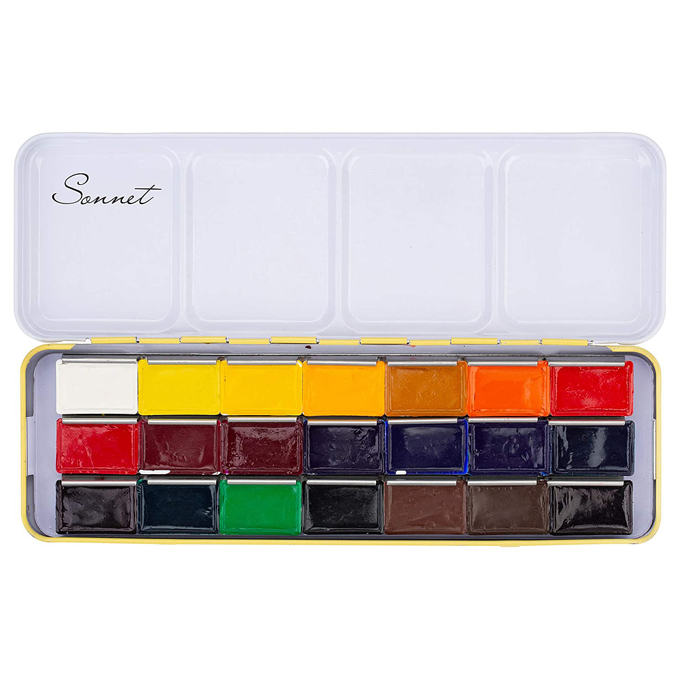 Monami Caja de Pintura Gouache 12Ml 12 Colores