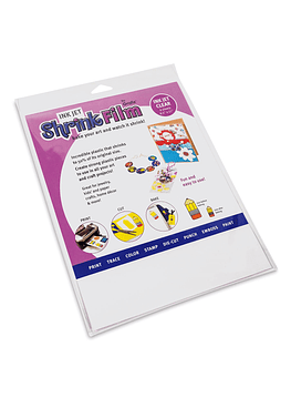 Grafix Shrink Film - 6 Hojas Transparentes (Imprimibles)