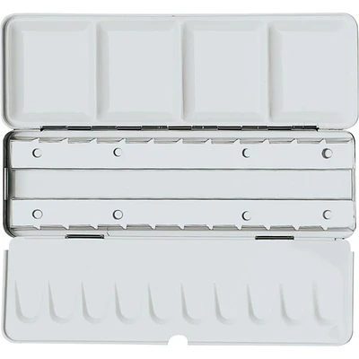 Accesorios - Porta Pastillas de Acuarela - Caja Metalica 12/24
