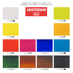 Acrílicos Amsterdam - Set 12 Colores Paisaje - 20ml