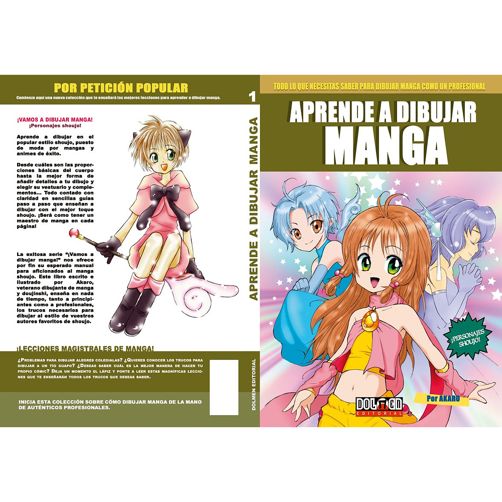 Aprende a Dibujar Manga 1 - Personajes Shoujo