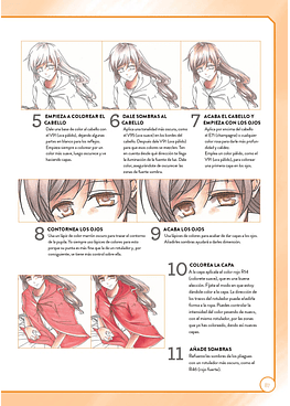 Aprende a Dibujar Manga 5 - Dibujar Y Colorear Rostros 