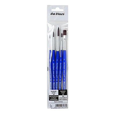 Da Vinci - Set 5 pinceles Forte-basic, serie 393 y 394