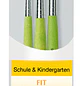Da Vinci – Set de 3 Pinceles FIT SYNTHETICS para Acuarela – Series 373 y 374 - Miniatura 1