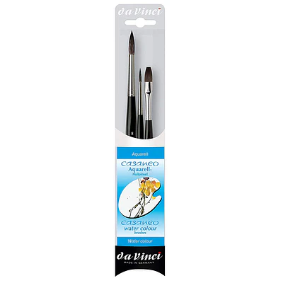 Da Vinci - Set 3 pinceles Casaneo acuarela - serie 5598 y 5898