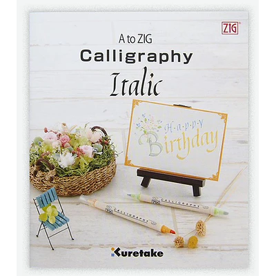 A to Zig Calligraphy Italic - Libro Informativo