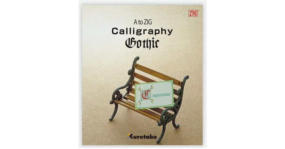 A to ZIG Calligraphy Gothic - Libro Informativo