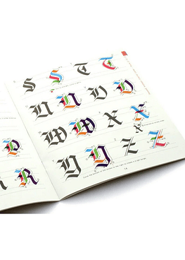A to ZIG Calligraphy Gothic - Libro Informativo