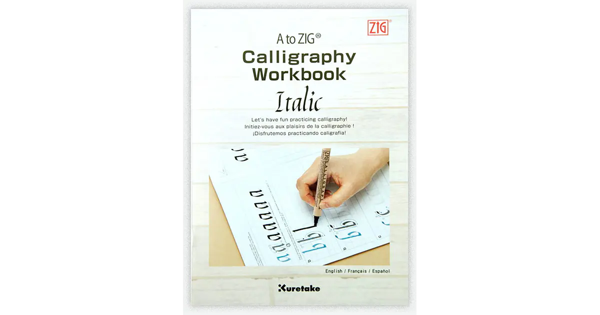 A To ZIG Calligraphy Italic - Libro De Ejercicios