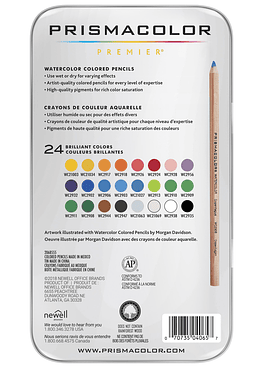 Prismacolor Premier - 24 Lápices de Colores Acuarelables.