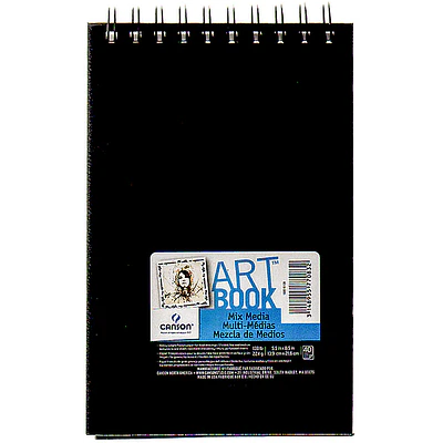 Canson - Art Book - Mix Media - 13,9 x 21,6 cm - 40 Hojas, 224 grs.