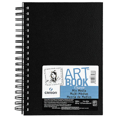Canson - Art Book -  Mix Media - 17,7 x 25,4 cm -  40 Hojas 224 grs.