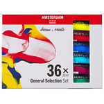Acrílicos Amsterdam - Set 36 Colores - 20ml