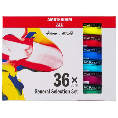 Amsterdam - Acrilicos 36 Colores - 20ml