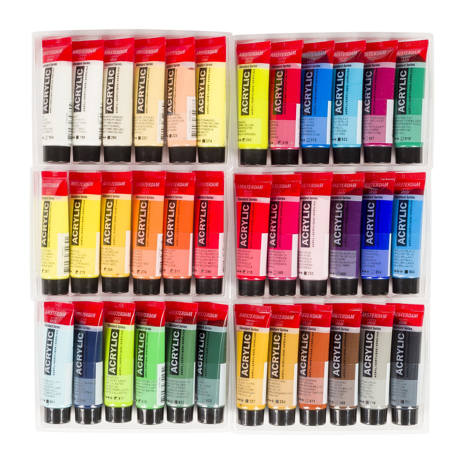 Acrílicos Amsterdam - Set 36 Colores - 20ml 2