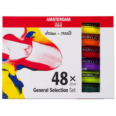 Amsterdam - Acrílicos Set 48 Colores - 20ml