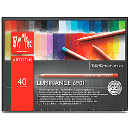Lápices Luminance Caran D Ache -  Set 40 Colores.
