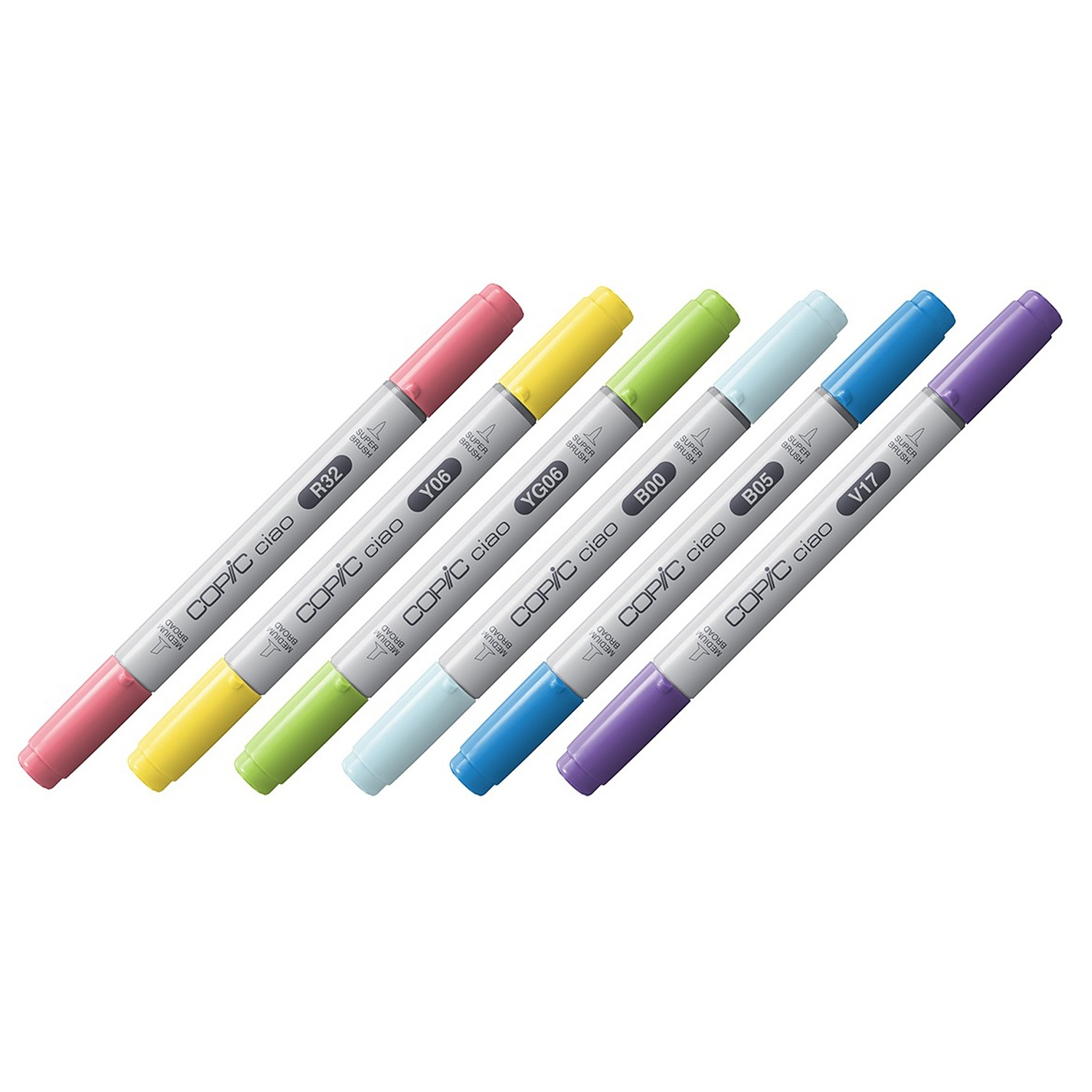 Set Copic Ciao -  6 Marcadores Brights - Colores Brillantes 2