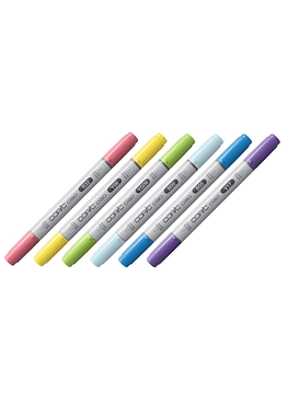 Set Copic Ciao -  6 Marcadores Brights - Colores Brillantes