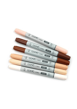 Set Copic Ciao - 6 Marcadores Skin - Colores Piel