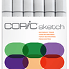 Set Copic Sketch - 6 Marcadores - Colores Secundarios