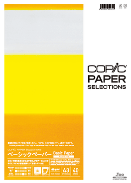 Copic Paper Selections - Basic Paper - A3 (29,7-x-42-cm) - 66 Gr - 40 Hjs