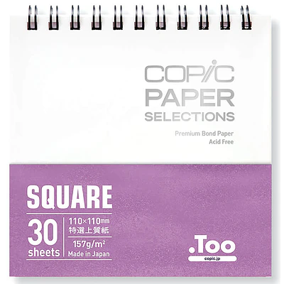Copic - Croquera Paper Selection - Square - (110x110) - 157 Gr - 30 Hjs