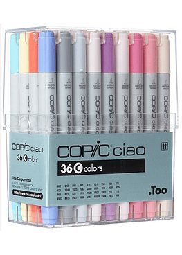 Set Copic Ciao - 36 Marcadores Colores C