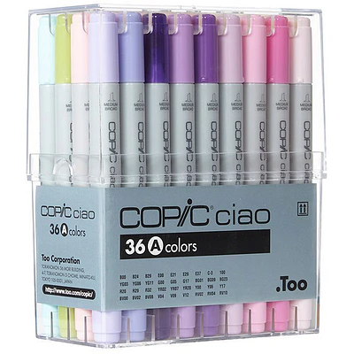 Copic Ciao - 36 Marcadores Colores A