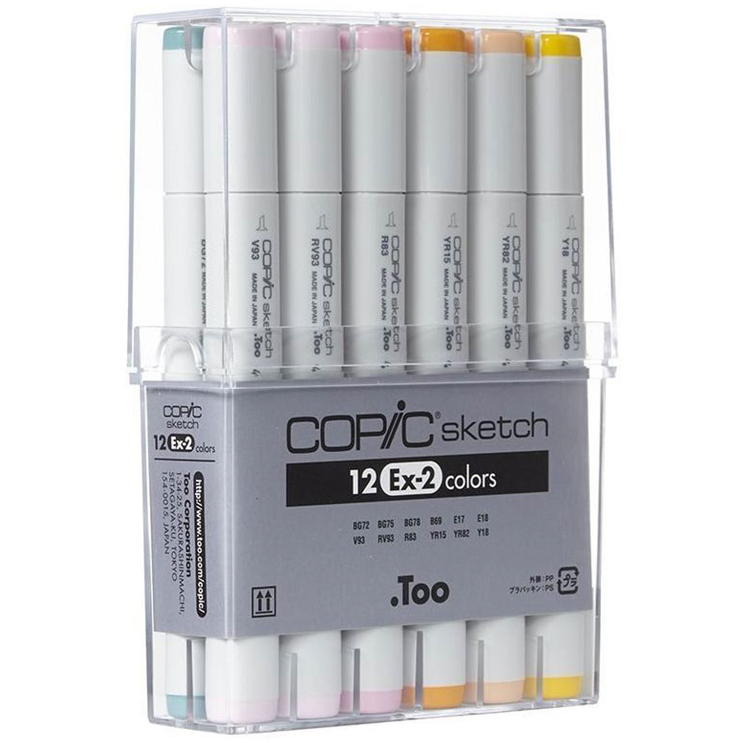 Set Copic Sketch - 12 Marcadores Ex-2 1