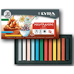 Lyra Polycrayons - Set 12 Pasteles Seco Blandos